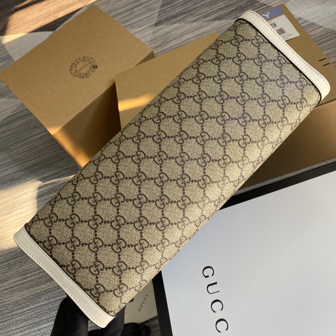 Gucci Padlock Medium GG Shoulder Bag 479197 White 